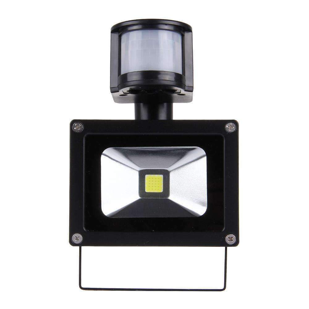 10W 900LM LED Infrared Motion Sensor Floodlight Lamp with Solar Panel