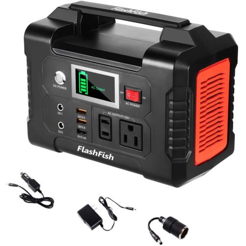 FlashFish 200W Portable Power Station 40800mAh Solar Generator