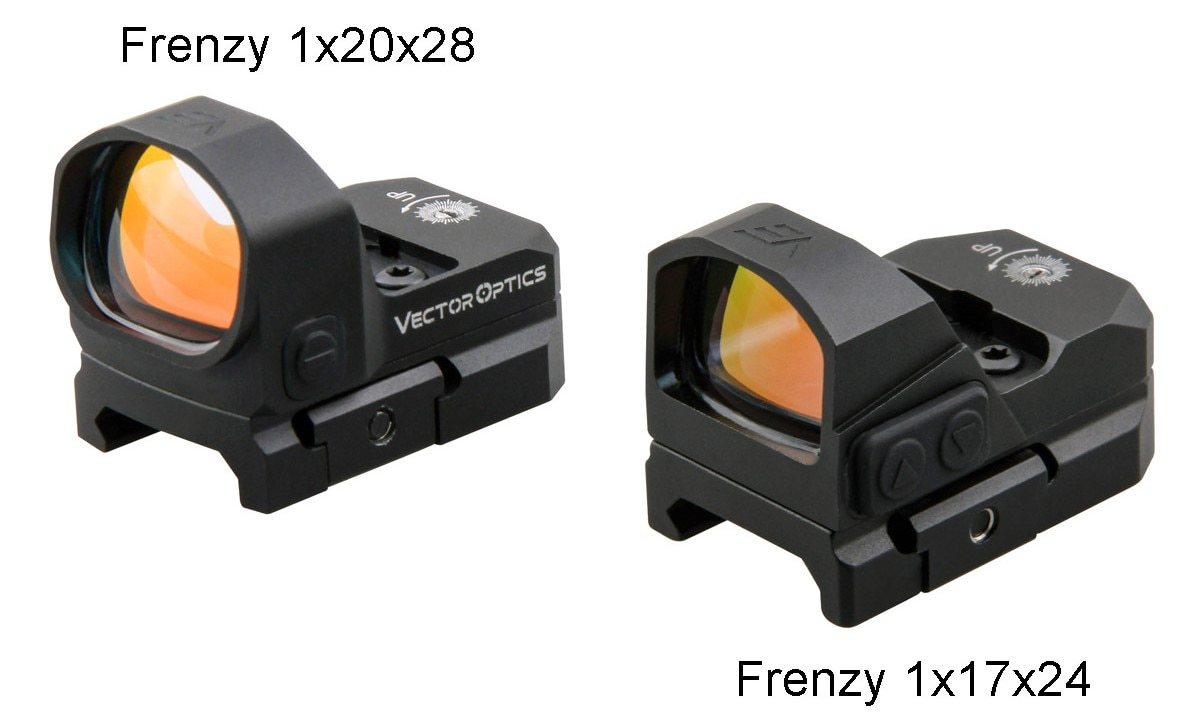 Optics Frenzy-X 1x20x28 Big Window Size Tactical Red Dot Sight 3 MOA