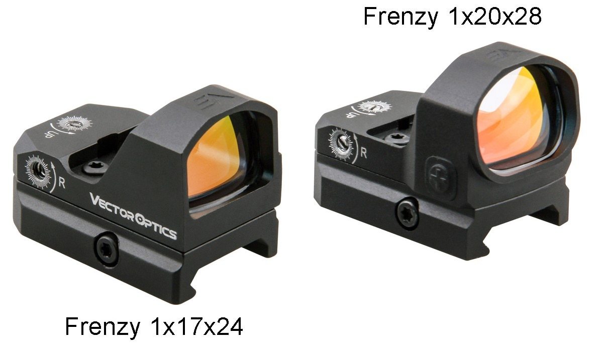 Optics Frenzy-X 1x20x28 Big Window Size Tactical Red Dot Sight 3 MOA