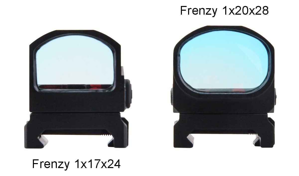 Optics Frenzy-X 1x20x28 Big Window Size Tactical Red Dot Sight 3 MOA