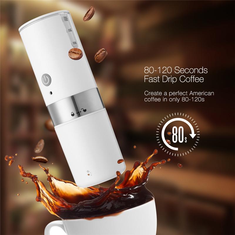 200ml Mini Coffee Machine Portable Coffee Maker Hourglass American