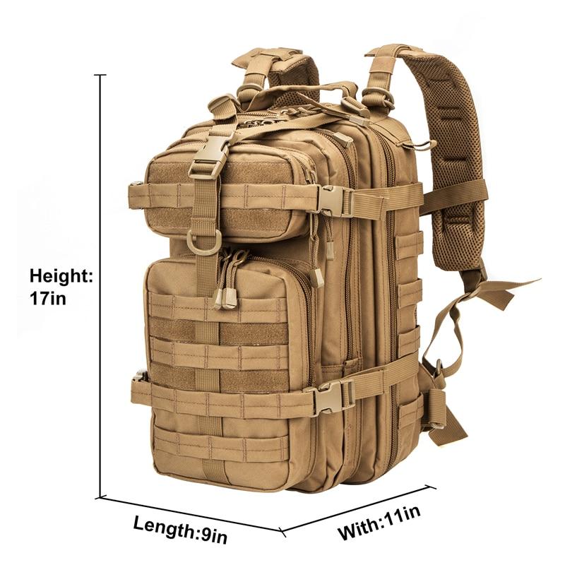 Outdoor Military Rucksacks 1000D Nylon 30L Waterproof Tactical